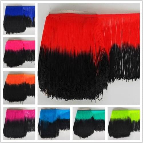 10 Yards 20cm Long Tassel Fringe Trim Lace Ribbon Tassels For Curtains Dresses Fringes For Sewing Trimmings Accessories Crafts