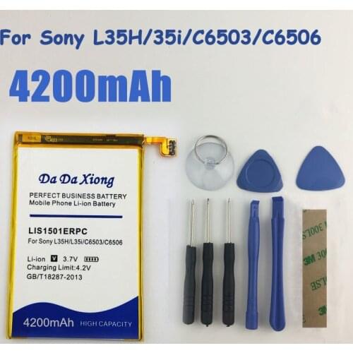 4200mAh LIS1501ERPC Li-ion Phone Battery for Sony Ericsson Xperia ZL L35H lt35i C6503 C6506 C6502 Battery Bateria