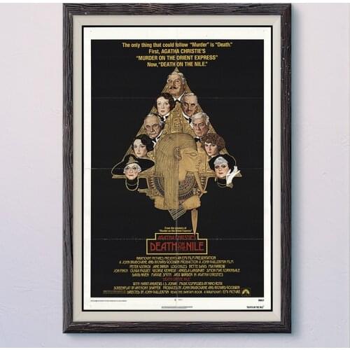 N064 DEATHON THE NILE Vintage Classic Movie Wall Silk Cloth HD Poster Art Home Decoration Gift