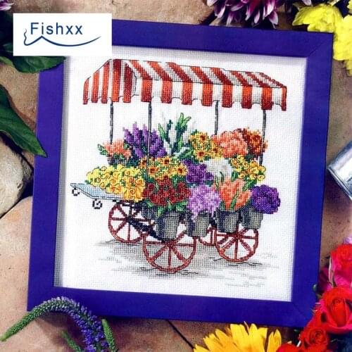 Fishxx Cross Stitch Package Continental Magazine Crazy115-1 Float Flower Flower Handmade Sewing Embroidery Kit