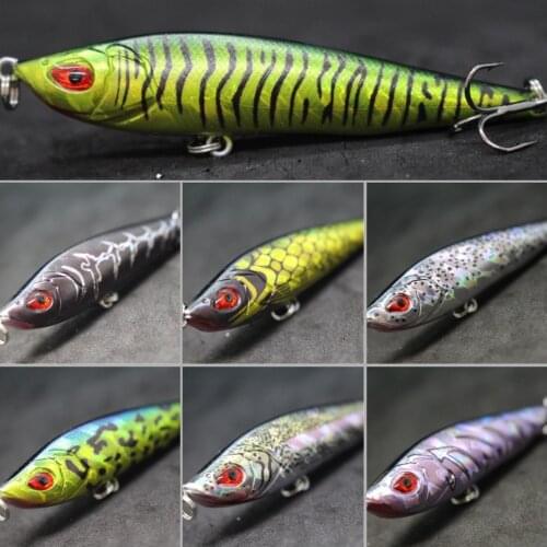 WLure 8cm 14.5g Minnow Jigging Hard Bait Heavy Sinking Long Casting Epoxy Coating Fishing Lure M708