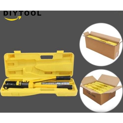 YQK-240 manual hydraulic pliers, the overall manual operation is convenient, hydraulic crimping pliers 16-240mm