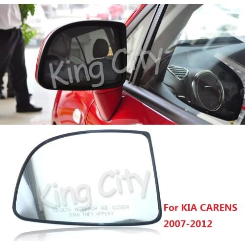 CAPQX For KIA CARENS 2007-2012 white With Heating Rearview mirror glass Rear View Mirror Glass Lens