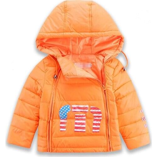 2016 Hooded Baby Boys Cartoon Jackets Sports Coats Chilldren Outerwears Kids Winter Warm Down Parkas Windbreak Parkas