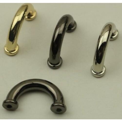 50pcs/lot Inner diameter 1.5 cm Upscale female bag commonly used metal arch bridge decorative Hardware accessories