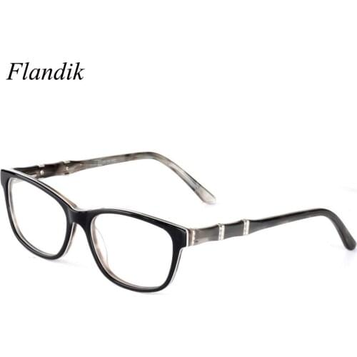 Acetate Glasses Frame Men Square Prescription Eyeglasses 2020 New Women Male Nerd Myopia Optical Spectacle Frame