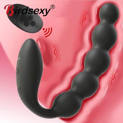 10 Speed Anal Vibrator Unisex Sex Toys Dual Motor Butt Plug Rechargeable Male Vibrating Anal Dildo Prostate Massager For Couples