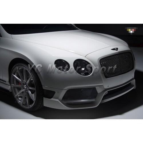 Car Accessories Carbon Fiber VRS Style Front Bumper Fit For Bentley GT Front Bumper Lip Car-styling