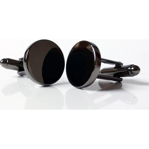 Quality Cufflinks Metal Round Mirror French Mens Suit Shirt Mens Jewelry Cuff Links Shirt Business Wedding Daily Accessories