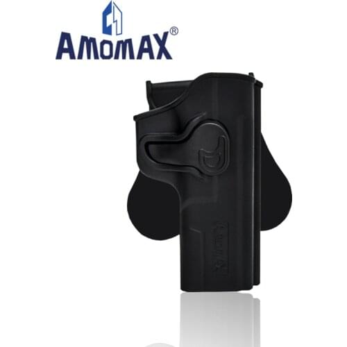 AMOMAX Level II Tactical Polymer Paddle holster fit for CMYA CM.127 AEP replica Airsoft, Black
