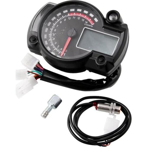 Motorcycle Modified Accessories Motorcycle Universal Instrument Waterproof Lcd Digital Odometer Speedometer