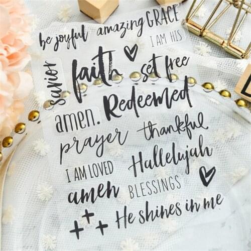 YaMinSanNiO PVC Clear Bullet Phrase Post Stickers Journal Techo Planner Notebook Scrapbooking Sticker Stationery Accessories New