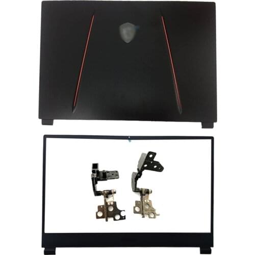 NEW LCD Back Cover /Front Bezel/Hinges For MSI GL65 MS-16U1 Series Laptop Top Case 3076U1A222HG01