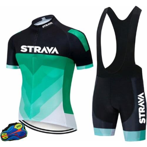 STRAVA Pro Team 20D Pad Road Cycling Jersey Set Women Summer Bike Clothes MTB Ropa Ciclismo Bicycle Uniforme Maillot Quick