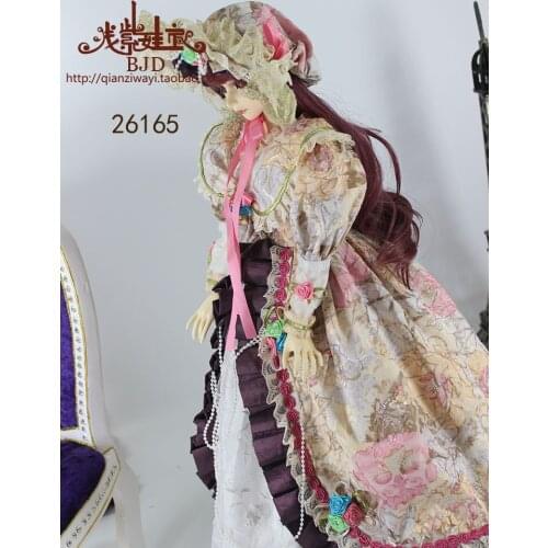 1/4 1/3 scale BJD dress+hat set for SD clothing BJD doll accessories,Not included doll,shoes,wig,and other accessories 18D1580