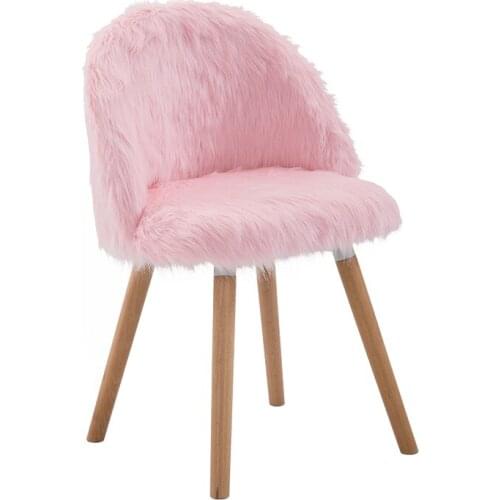 Makeup stool modern minimalist Nordic dressing table stool desk chair back stool girl dressing chair manicure chair