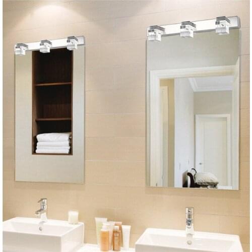 High power LED mirror headlamp modern contracted bathroom lamp crystal lamp bedroom bathroom lamp decoration