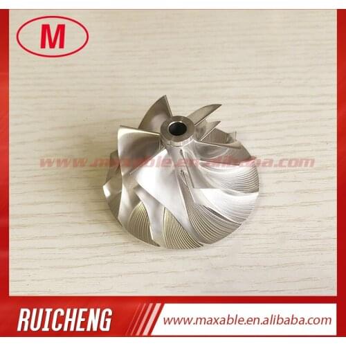 RHF55 CIES 43.15/59.94mm 6+6 blades Turbo milling/aluminum 2618/billet compressor wheel for ISUZU