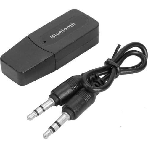 ALLOYSEED Bluetooth Adapter Dongle Cable USB 3.5mm AUX Jack Stereo Audio Wireless Receiver Bluetooth 2.1 A2DP Dongle Adapter