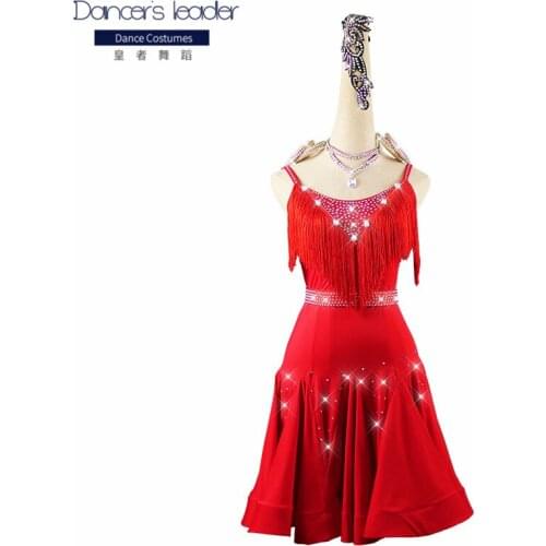 2020 new summer latin dance standard competition suit ladies fringe dress high-end professional sexy children