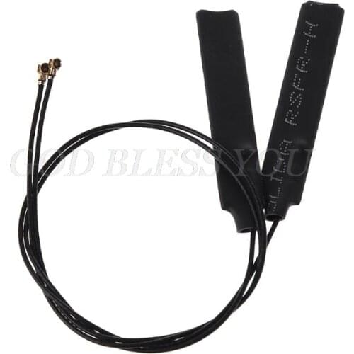 1 Pair Universal Laptop IPEX MHF4 M.2 Internal Wireless WiFi Card Antenna for M.2 Intel 8260 8265 9260 9560 Adapter Aerial