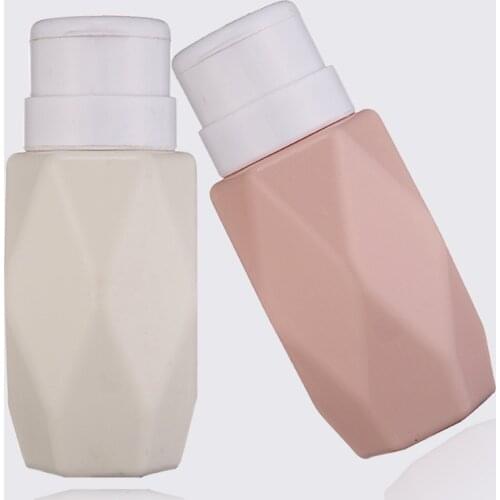 1Pc 200ml Nail Art Pumping Dispenser Nail Polish Remover Alcohol Liquid Press Bottle UV Gel Cleaner Empty Bottle Manicure Tool