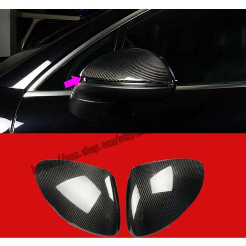 Fit For Porsche Cayenne 2018-2019 high quality Real carbon fiber Side Mirror Covers 2pcs