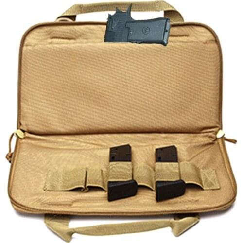 30X24CM Handgun Tactical Pistol Carry Bag Portable Magazine Holster Pouch Durable Padded airSoft Case Handbag