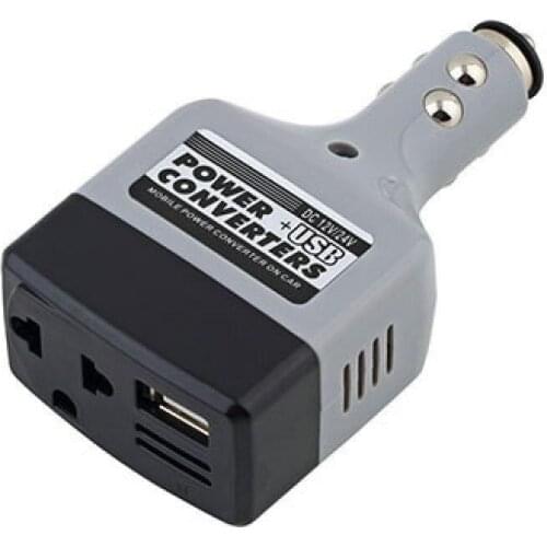 50% Dropshipping!!Car Mobile Converter Inverter USB Adapter DC 12V/24V to AC 220V Charger Power