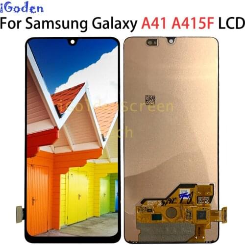 6.1" New Original AMOLED For Samsung Galaxy A41 SM-A415F A415 LCD Display Touch Screen Digitizer Assembly Replacement Parts