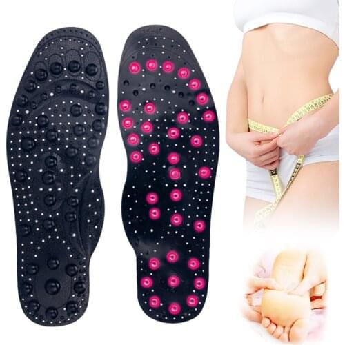68 Magnets Foot Massager Insoles Magnetic Therapy Insoles Foot Physiotherapy Relaxed Massage Insole Breathable Slimming Insoles