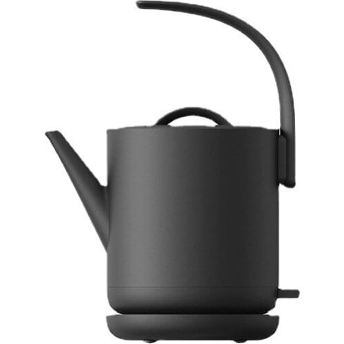 Tea set kettle long mouth electric boiling kettle stainless steel hotel hand-made black flower tea electric tea kettle