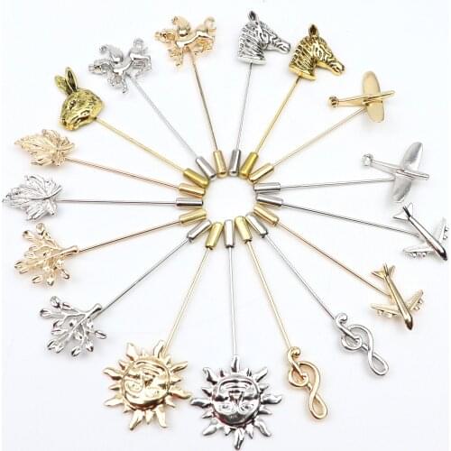 Men&Womens Vintage Brooch Leaf Rabbit Zebra Brooches For Bsiness Party Wedding Men Suit Shirt Brooch Pins Jewelry Accessories