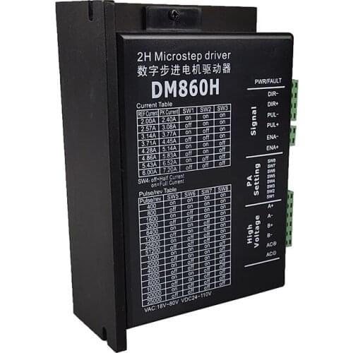 Stepper motor driver DM860H microstep motor DC motor shell for 57 86 stepper motor Nema23 34