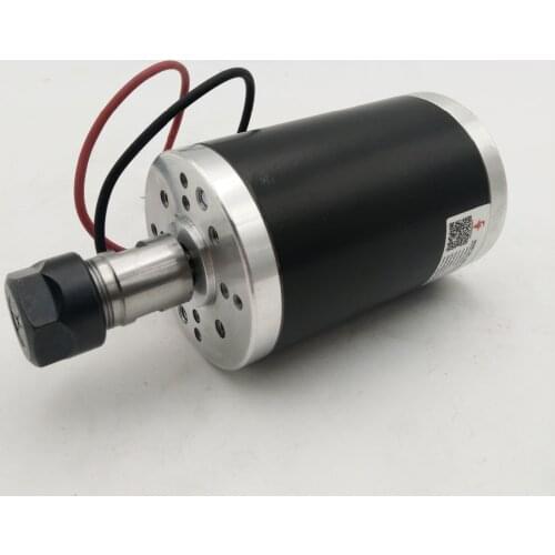 350W 24V 0.3NM CNC DC Air Cooling Spindle Motor ER16 for DIY PCB PMMA New 1 Year Warranty