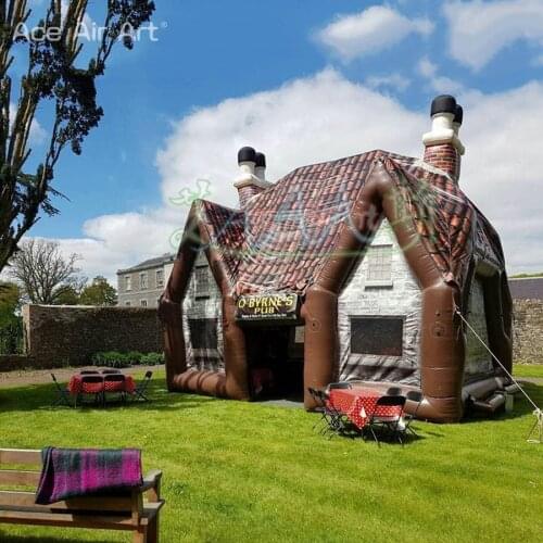 Hot Sale Inflatable Pub Bar Tent Drinking Tent Airblown Wine House Club Party Marquee in The Park For Sale