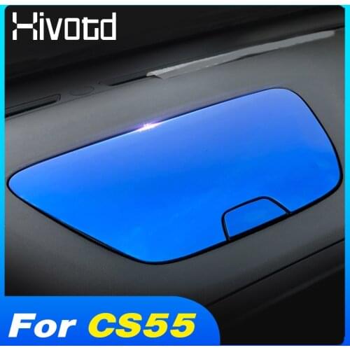 Hivotd Dashboard Storage Box Cover Interior Accessories Moulding Trim Anti-Scratch Decoration Parts For Changan CS55 2017-2020