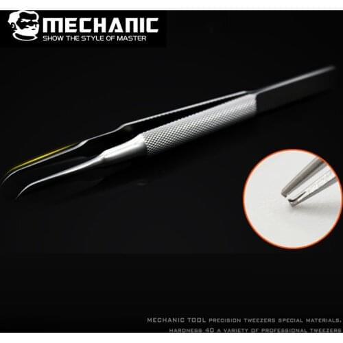 MECHANIC Precision industrial microscope fly-line anti-skid anti-corrosive tweezers can be clipped 0.02mm flying line