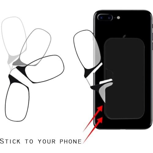 Pince-nez Portable Mini Clip Nose Reading Glasses for Women Glasses Men Frame Glasses Phone Case +1.25 1.75 2.25 2.75