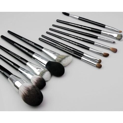 Makeup Brush Set Powder Foundation Blush Contour Bronzer Eyeshadow Crease Smoky Liner Eyelash Smudge Profession Make Up Tools