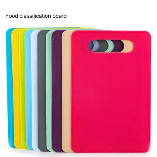 Fruit Plastic Cutting Board Kitchen Vegetable Bread Cutting Board Outdoor Camping Food Non-slip Kitchen Cutting Board