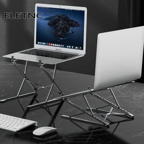 Portable Laptop Stand Aluminium Alloy Support Base For Macbook iPad Notebook Stand Adjustable Tablet Laptop Holder Accessories