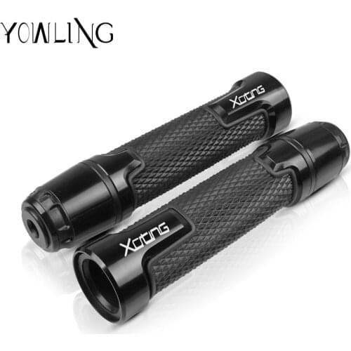 7/8'' 22mm FOR KYMCO Xciting 250 400 500 400i S400i 500i Motorcycle knobs Anti-Skid scooter Handle ends Grips Bar Hand Handlebar