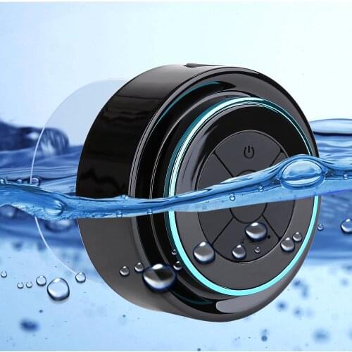 Stereo Wireless Waterproof Bluetooth Speakers For iPhone Xiaomi Huawei Phone Laptop PC Shower Speaker FM Radio Portable Speaker