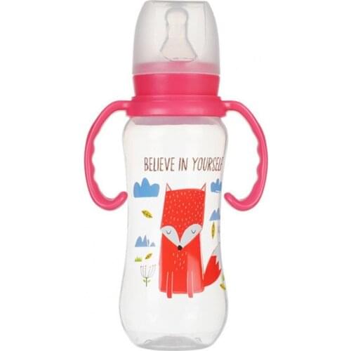120/240ML Children Bottle with Lid Heat-resistant Food Grade Material Baby Mike Feeding Bottle for Home