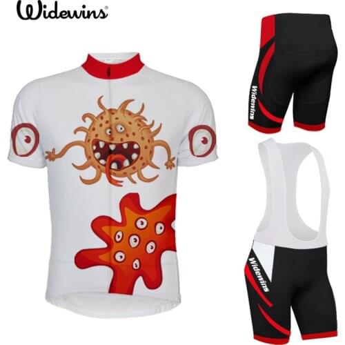 Garbage bug Cycling Jersey Ropa Ciclismo Breathble Short Sleeve Cycling Clothing Quick Dry Bicycle Sportswear white 5518