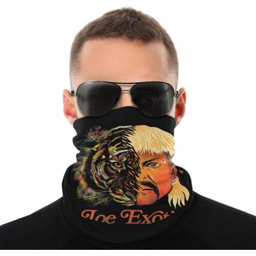 Joe Exotic Funny Tiger King Magic Scarf Neck Face Mask Fashion Neck Gaiter Tubular Bandanas Protective Headwear Cycling Hiking