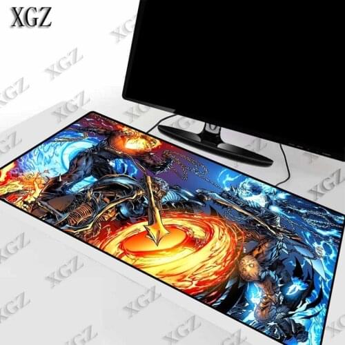 XGZ Personality Large Gaming Mouse Pad Lock Edge Mat Keyboard Table Desk for Notebook Laptop CSGO Gamer
