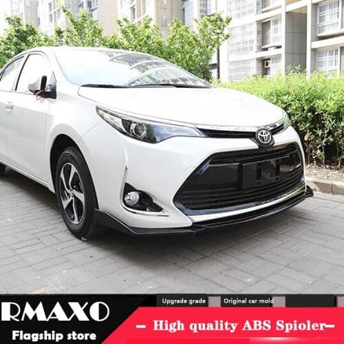 For Toyota Corolla Body kit spoiler 2019-2020 For LEVIN ABS Rear lip rear spoiler front Bumper Diffuser Bumpers Protector