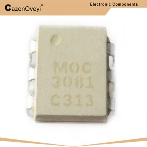 10pcs/lot MOC3081 DIP-6 In Stock